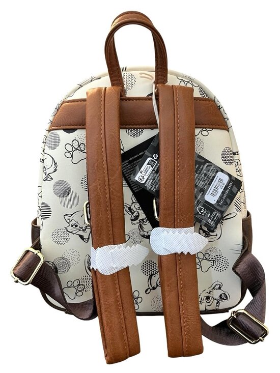 Loungefly Disney Pets Mini Backpack AOP Paws Cats Dogs Dalmatian Marie NWT main image 5